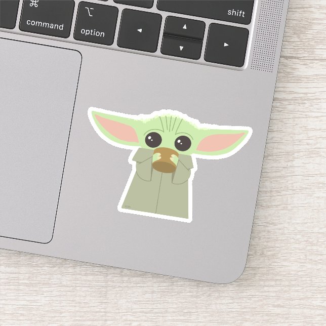 The Child | Holding Cup Sticker (Detail)