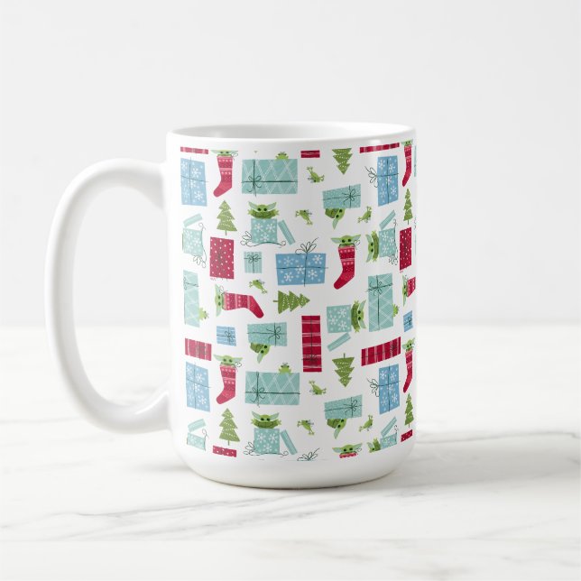 The Child | Joy to the Galaxy Pattern Coffee Mug (Left)