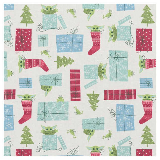 The Child | Joy to the Galaxy Pattern Fabric (Close Up)