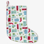 The Child | Joy to the Galaxy Pattern Small Christmas Stocking