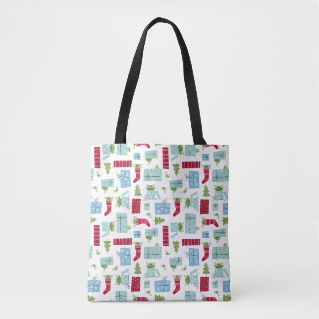 The Child | Joy to the Galaxy Pattern Tote Bag (Front)