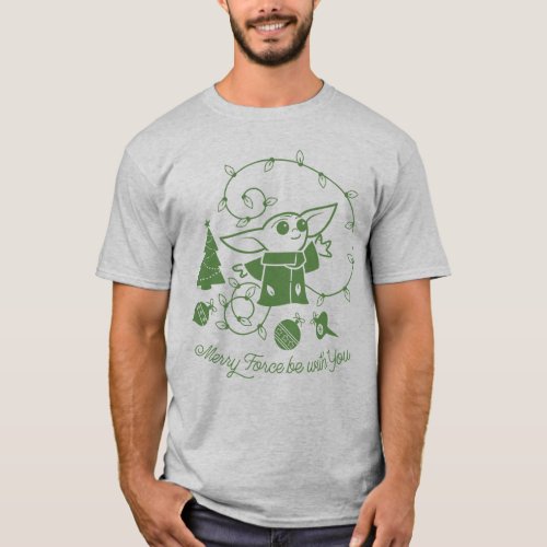 The Child  Merry Force be with You _ Green T_Shirt