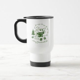 The Child | Merry Force be with You - Green Travel Mug