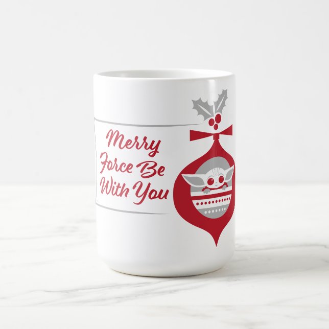 The Child | Merry Force Be With You Ornament Coffee Mug (Center)