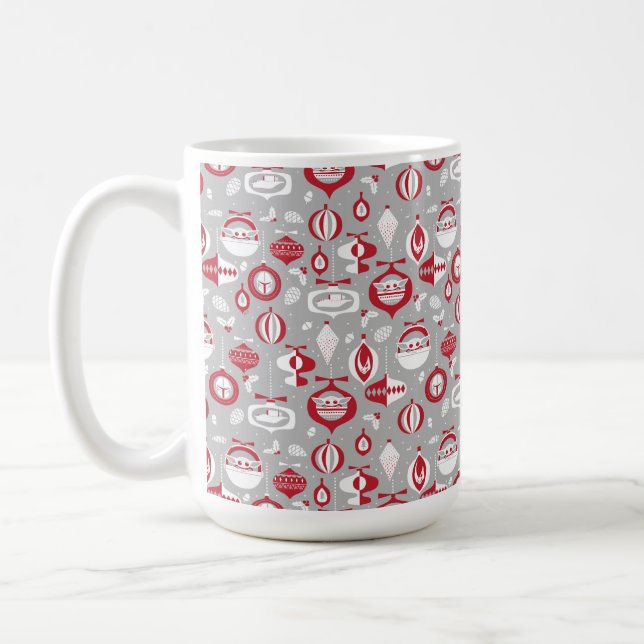 The Child | Merry Force Be With You Pattern Coffee Mug (Left)