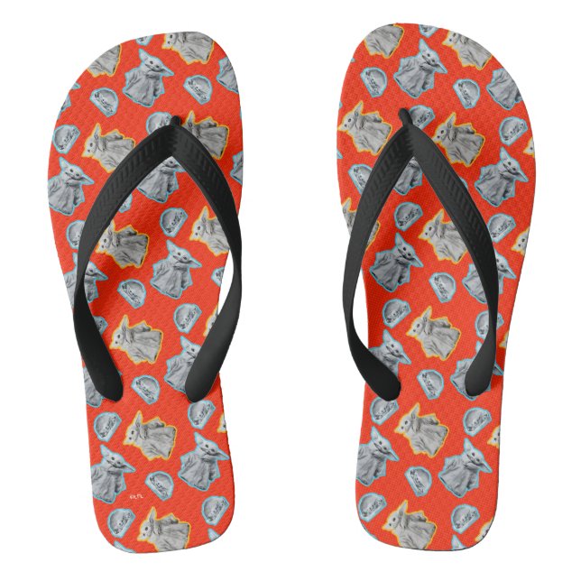 The Child Pattern Flip Flops (Footbed)