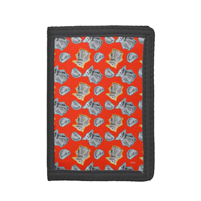 The Child Pattern Trifold Wallet (Front Vertical)