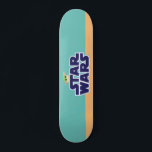 The Child Peeking Over Blue Star Wars Logo Skateboard<br><div class="desc">The threat posed by the Darksaber-wielding Moff Gideon and his forces has not yet passed, but you have stumbled across a rare sanctuary of calm in the chaotic Outer Rim. Welcome, weary traveler, to Zazzle’s official store for The Mandalorian Season 2! Here, you can peacefully peruse a variety of cool...</div>