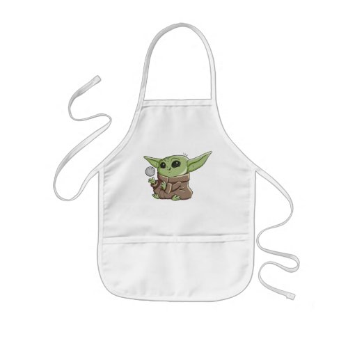 The Child Playing With Ball Sketch Art Kids Apron