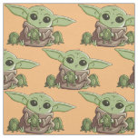 The Child Playing With Frogs Sketch Art Fabric