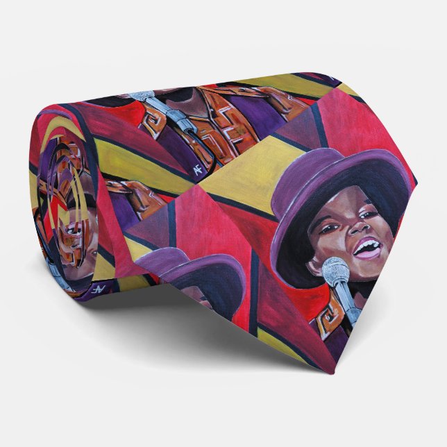 The Child Prodigy Painting by Alfred Fox Neck Tie (Rolled)
