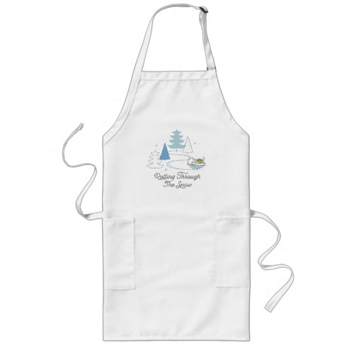 The Child  Rolling Through the Snow Long Apron