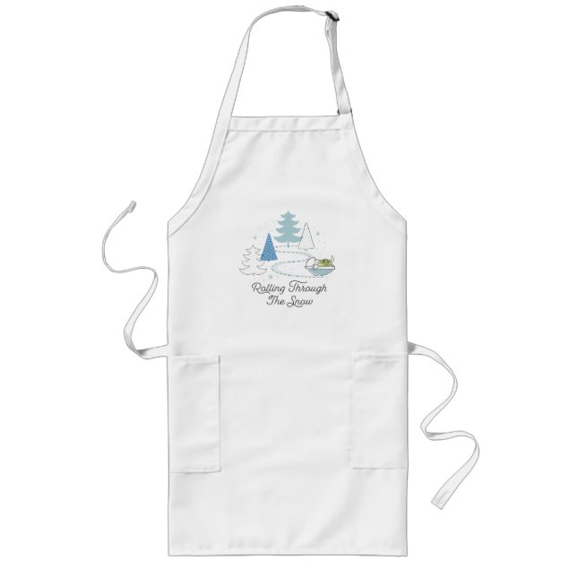The Child | Rolling Through the Snow Long Apron (Front)