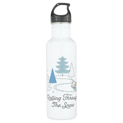 The Child | Rolling Through the Snow Stainless Steel Water Bottle