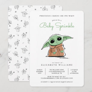The Child Simple Baby Sprinkle Invitation