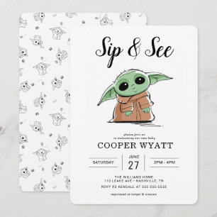 The Child Sip & See Baby Shower Invitation