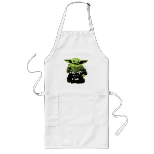 The Child  Stronger Than You Think Watercolor Long Apron
