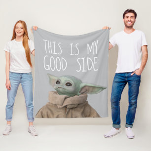 The Child This Is My Good Side Fleece Blanket