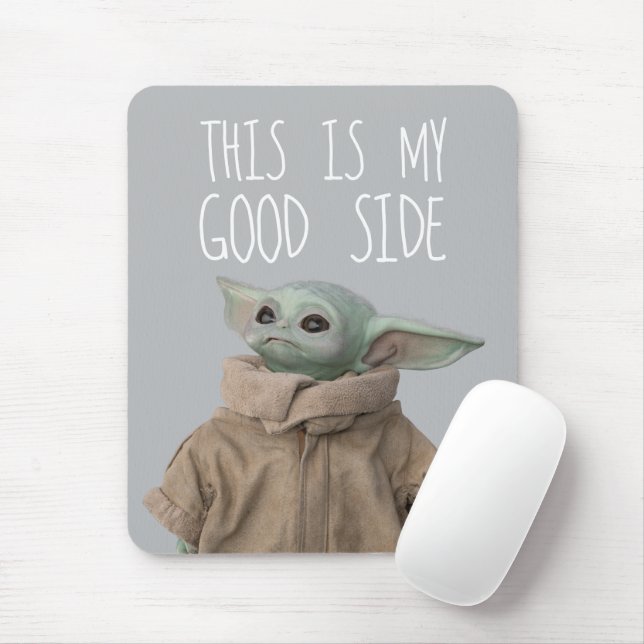 The Child This Is My Good Side Mouse Pad (With Mouse)