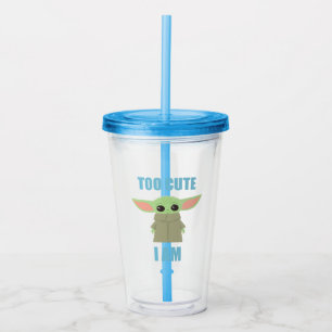 The Child - Too Cute I Am Acrylic Tumbler
