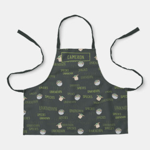 The Child Unknown Species Green Pattern Apron