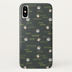 The Child Unknown Species Green Pattern iPhone X Case