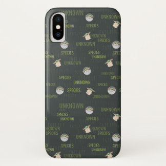 The Child | Unknown Species Green Pattern iPhone X Case