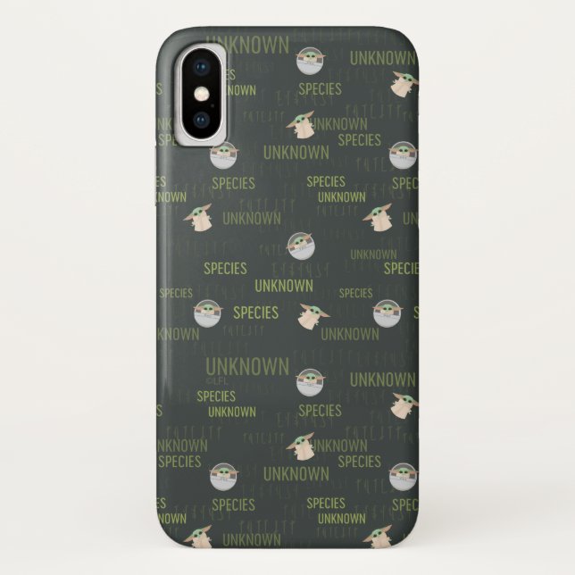 The Child | Unknown Species Green Pattern Case-Mate iPhone Case (Back)