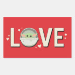 The Child Valentine | LOVE Rectangular Sticker