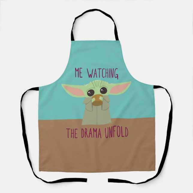 The Child - Watching The Drama Unfold Apron (Front)