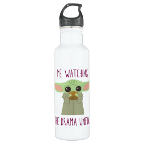 The Child - Watching The Drama Unfold Stainless Steel Water Bottle