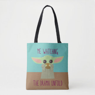 The Child - Watching The Drama Unfold Tote Bag