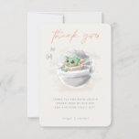 The Child | Watercolor Baby Shower Thank You Invitation