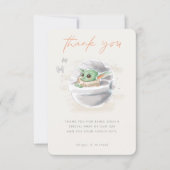 The Child | Watercolor Baby Shower Thank You Invitation (Front)
