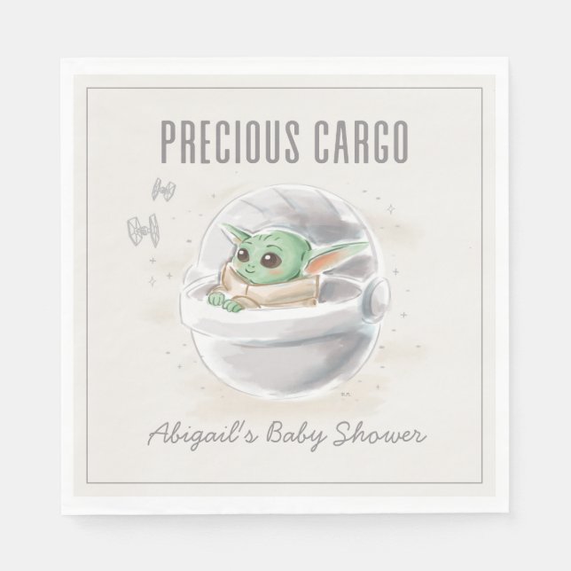 The Child | Watercolor Shower Napkins (Front)