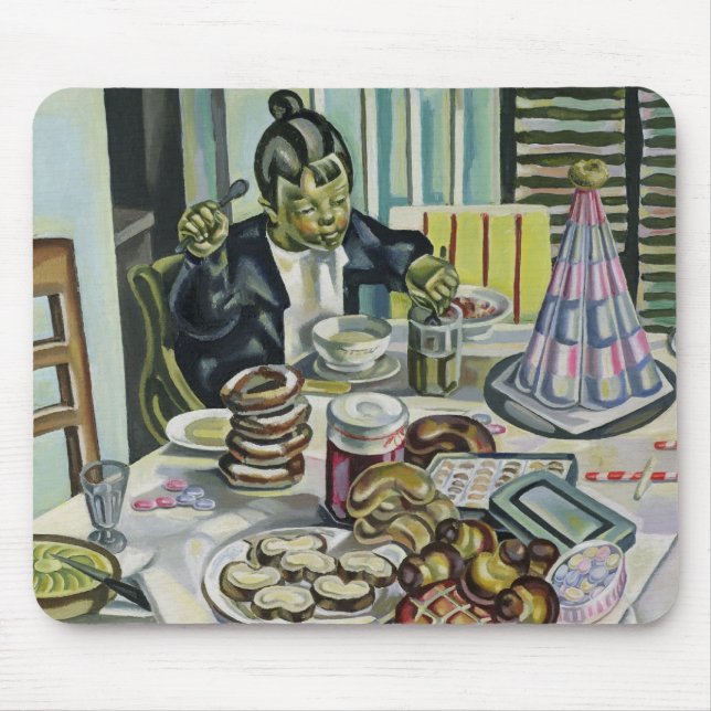 The Child with the Cakes Mouse Pad (Front)