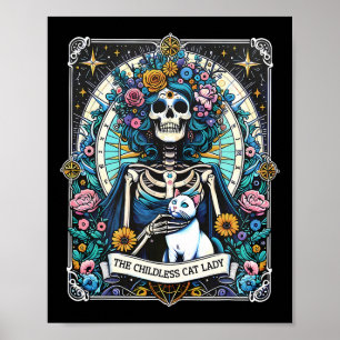 The Childless Cat Lady Tarot Card Kamala Harris 20 Poster