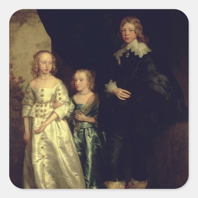 The Children of Thomas Wentworth Square Sticker (Front)