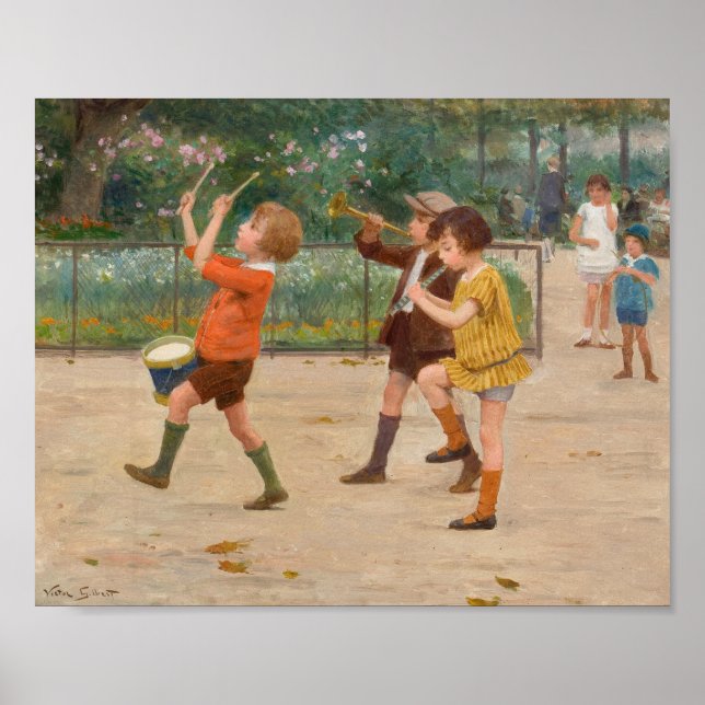 The Children’s Band | Victor Gabriel Gilbert Poster (Front)