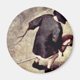 The Children'S Games Detail By Bruegel D. Ä. Piete Magnet
