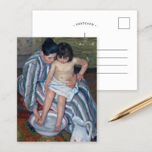 The Child's Bath   Mary Cassatt Postcard
