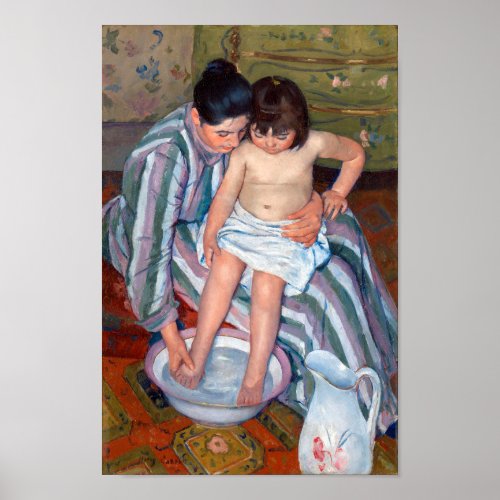 The Childs Bath Mary Cassatt Poster
