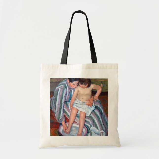 The Child's Bath, Mary Cassatt Tote Bag (Front)