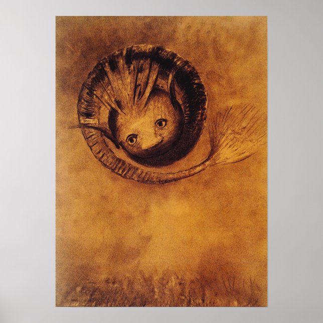 The Chimera [Chimäre] by Symbolist Odilon Redon Poster (Front)