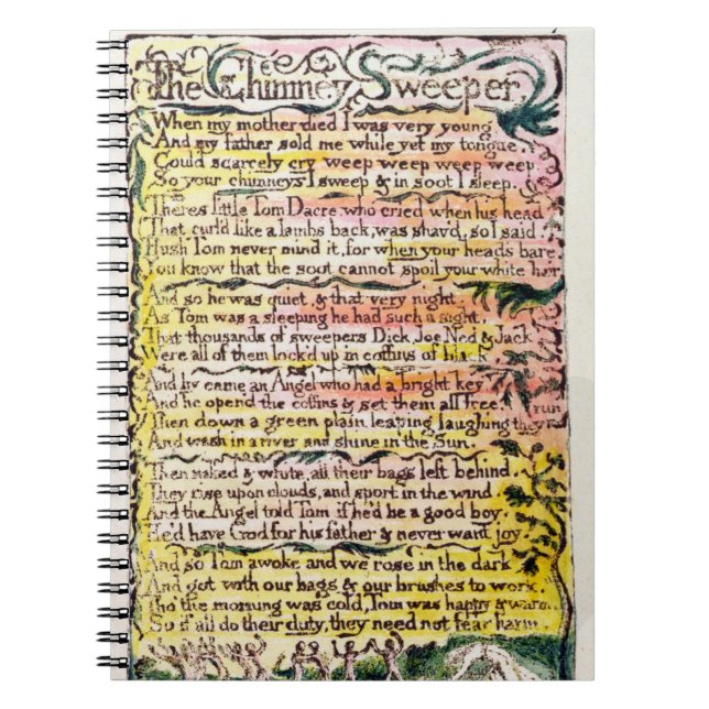 'The Chimney Sweeper', plate 7 (Bentley 12) from ' Notebook (Front)