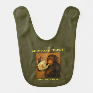 The Chimp And Teapot Pub Baby Bib