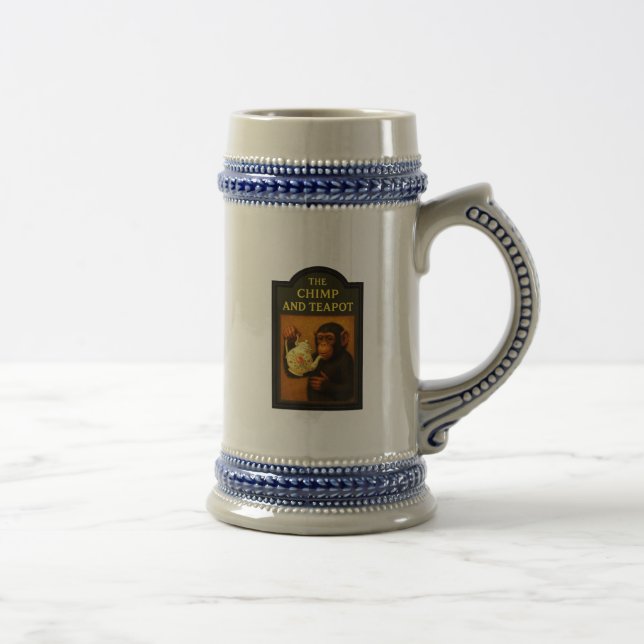 The Chimp And Teapot Pub Beer Stein (Right)