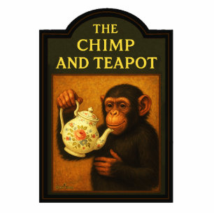 The Chimp And Teapot Pub Cutout