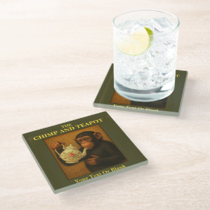 The Chimp And Teapot Pub Glass Coaster