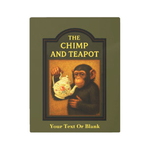 The Chimp And Teapot Pub Metal Print
